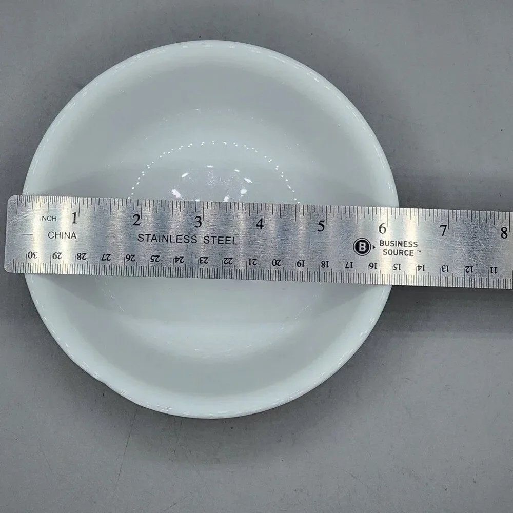orelle Winter Frost White Cereal Soup Salad Bowl 6 1/4